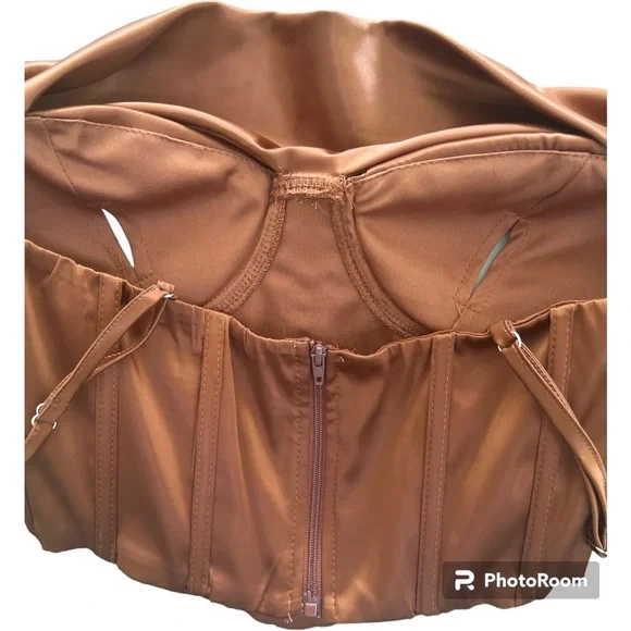 EUC copper bustier top with crumb catcher - Picture 3 of 3